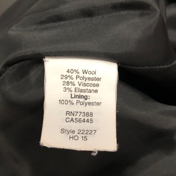 J. Crew Pencil Skirt Wool Blend Black Tartan Plaid Size 0 - Picture 4 of 14